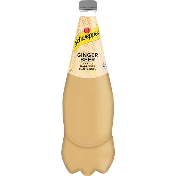 Schweppes Ginger Beer Soft Drink 1.1L