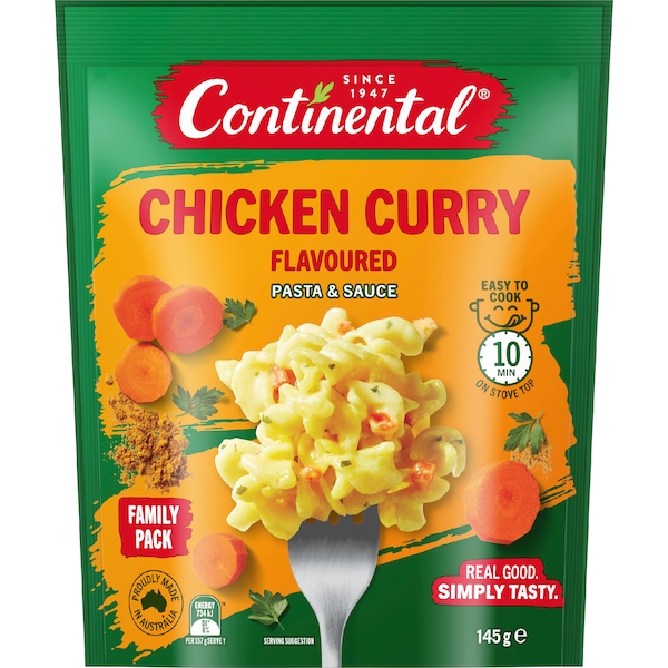 Continental Pasta & Sauce Chicken Curry 145g