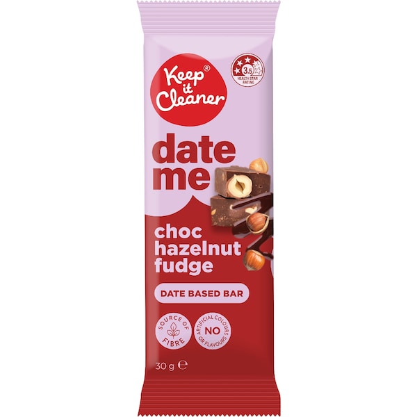Keep It Cleaner Date Me Bar Choc Hazelnut Fudge 30g