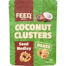 Feed Me Coconut Clusters Seed Medley 80g – Woolworths