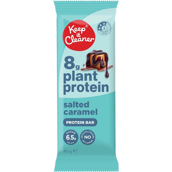 Keep It Cleaner Plant Based Protein Bar Salted Caramel 40g