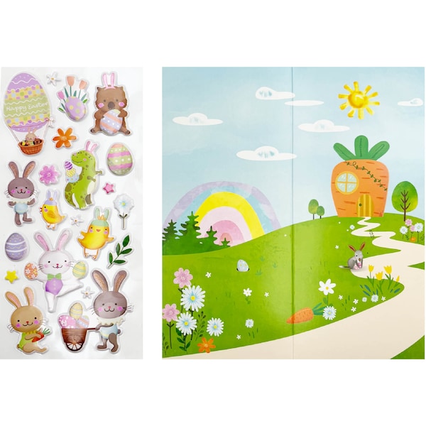 Easter Puffy Stickers each