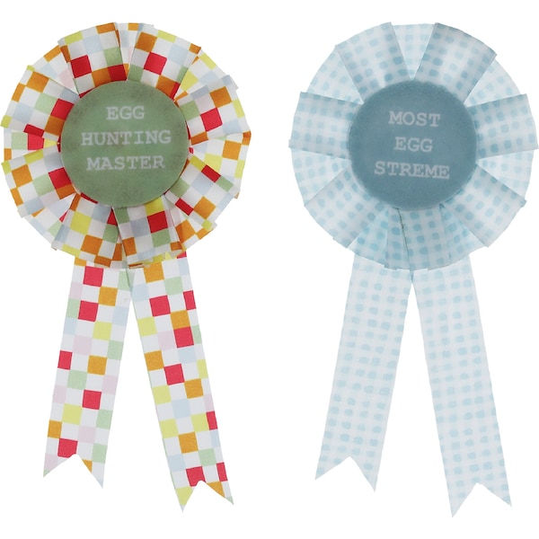 Easter Rosette Ribbon 2 pack