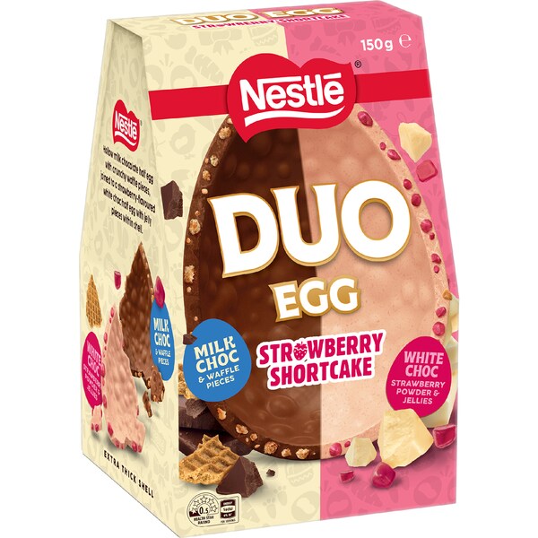 Nestle Easter Duo Egg Strawberry Short Cake 150g