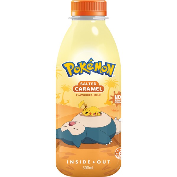 Inside Out Pokemon Milk Salted Caramel 500mL