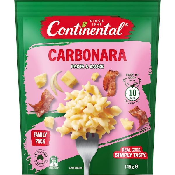 Continental Pasta & Sauce Carbonara 145g