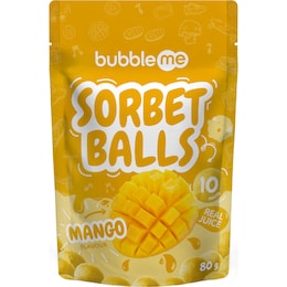 bubbleme Sorbet Balls Mango 80g – Woolworths