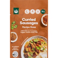 Woolworths Recipe Base Curried Sausages