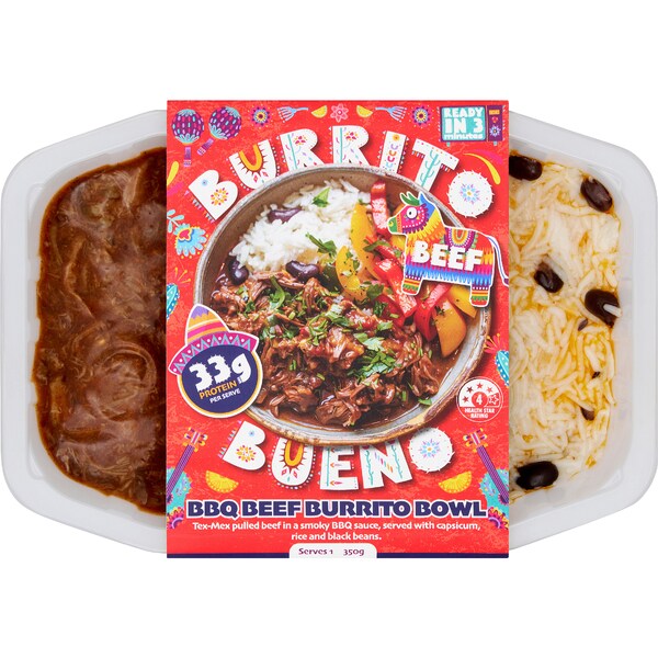 Burrito Bueno Bowl BBQ Beef 350g
