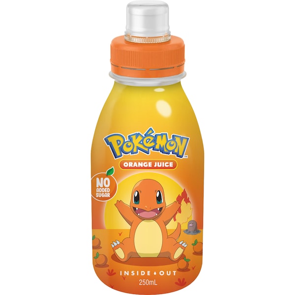 Inside Out Pokemon Juice Orange 250mL