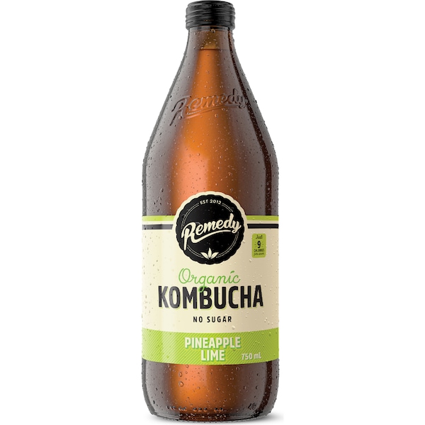 Remedy Kombucha Pineapple Lime 750mL