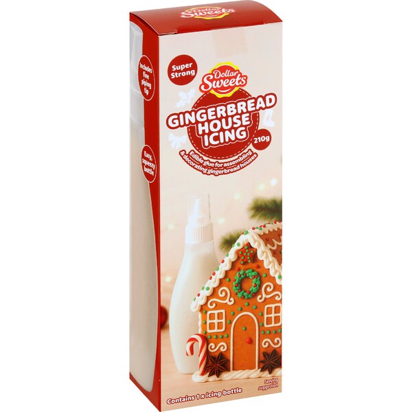 Dollar Sweets Gingerbread House Icing 210g
