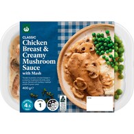 Woolworths Chicken Breast & Mushroom Sauce