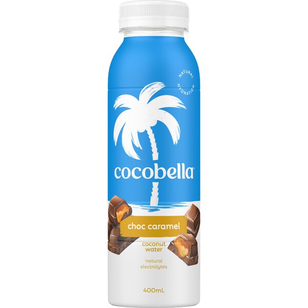 Cocobella Choc Caramel Coconut Water 400mL