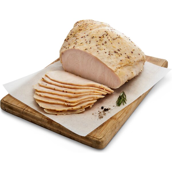 Ingham's Turkey Breast Oven Roasted Sweet Herb & Mustard Shaved per 100g