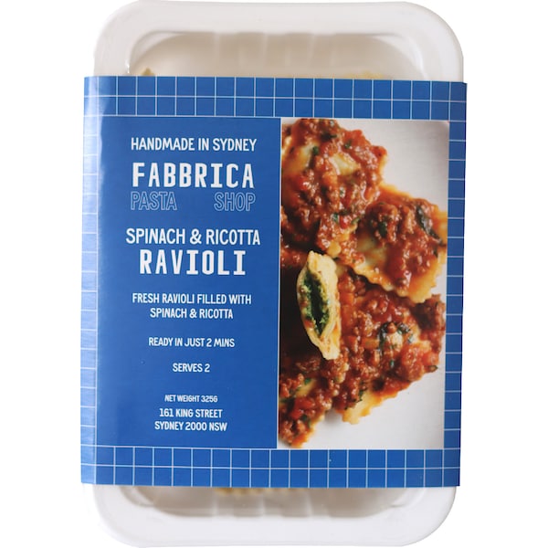 Fabbrica Ravioli Spinach & Ricotta 325g