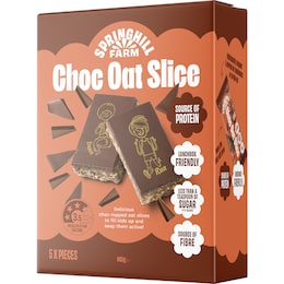 Springhill Farm Choc Oat Slice 5 pack – Woolworths