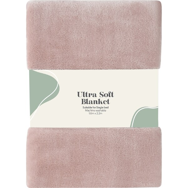 Ultra Soft Blanket Dusty Pink each
