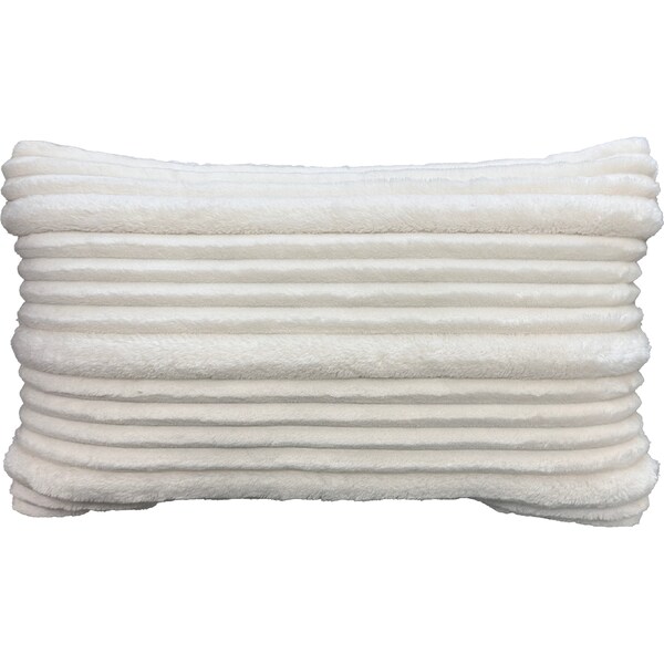 Stripe Oblong Cushion Cream each