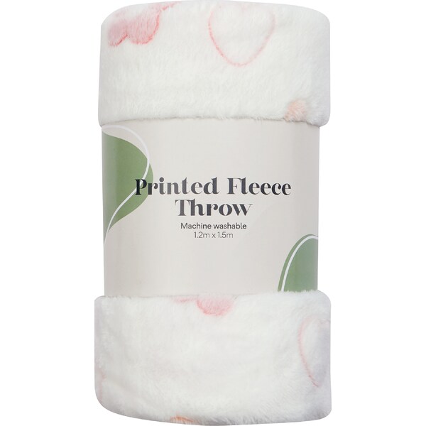 Kids Fleece Throw Pink each