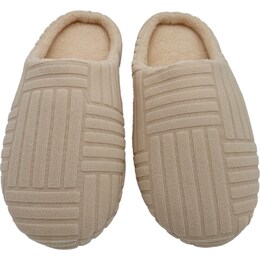 Ladies Sherpa Scuff Slippers Cream Size 9/10 each – Woolworths