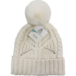 Ladies Beanie Cream each – Woolworths