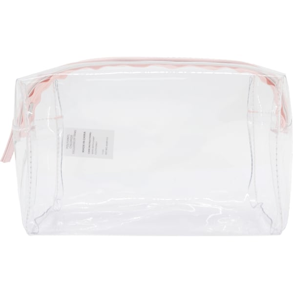 Clear Cosmetic Travel Bag Pink each