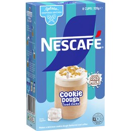 Nescafe Iced Latte Sachets Cookie Dough 8 pack – Woolworths