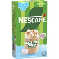 Nescafe Iced Latte Sachets Hazelnut Praline