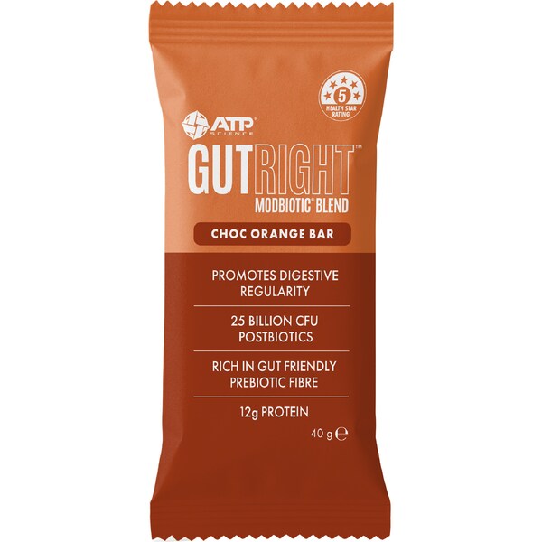 ATP Science Gutright Modbiotic Blend Bar Chocolate Orange 40g