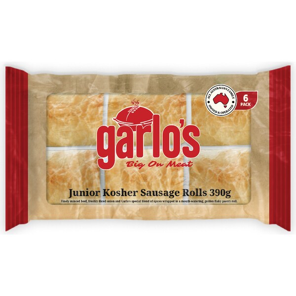 Garlo's Junior Kosher Sausage Rolls 390g