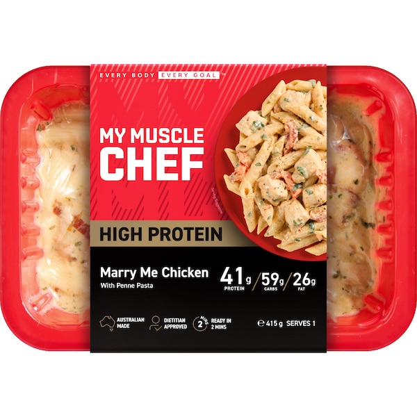 My Muscle Chef High Protein Marry Me Chicken With Penne Pasta 415g