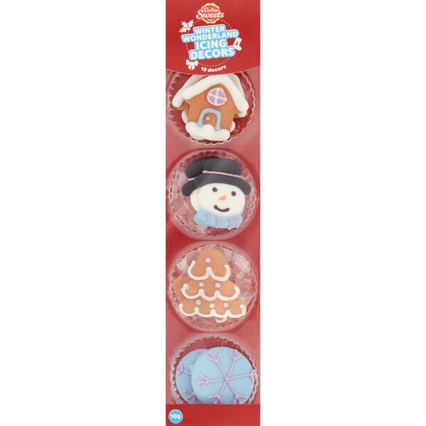 Dollar Sweets Winter Wonderland Icing Decors 12 pack