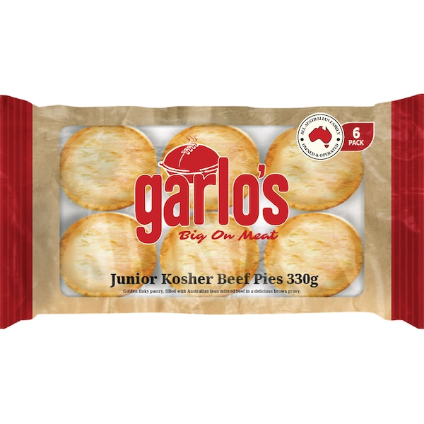 Garlo's Junior Kosher Beef Pies 330g