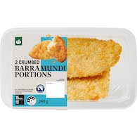 Woolworths 2 Pack Crumbed Barramundi Portions