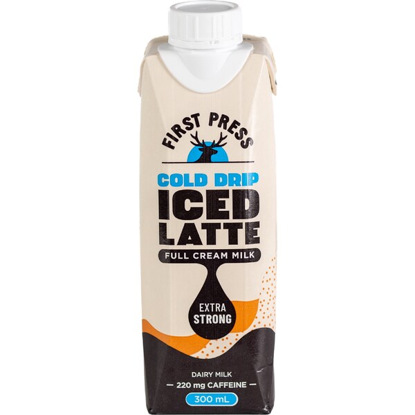 First Press Cold Drip Iced Latte Extra Strong 300mL