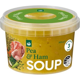 Woolworths Woolworths Pea & Ham Soup 300g