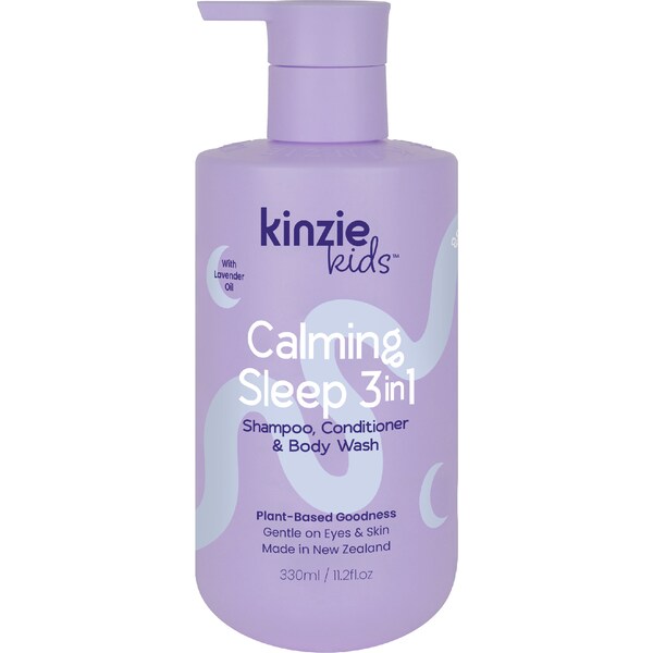 Kinzie Kids Calming Sleep 3 In 1 Shampoo Conditioner & Body Wash 330mL