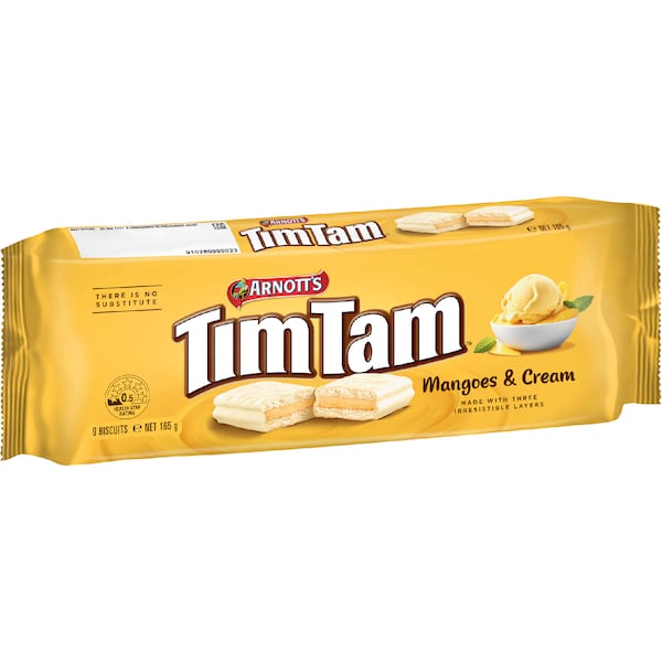 Arnott's Tim Tam Mangoes & Cream Biscuits 165g