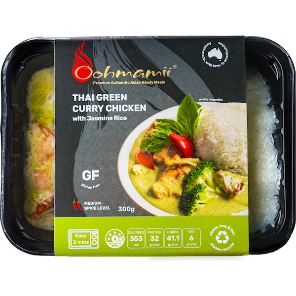 Oohmamii Thai Green Chicken Curry 300g