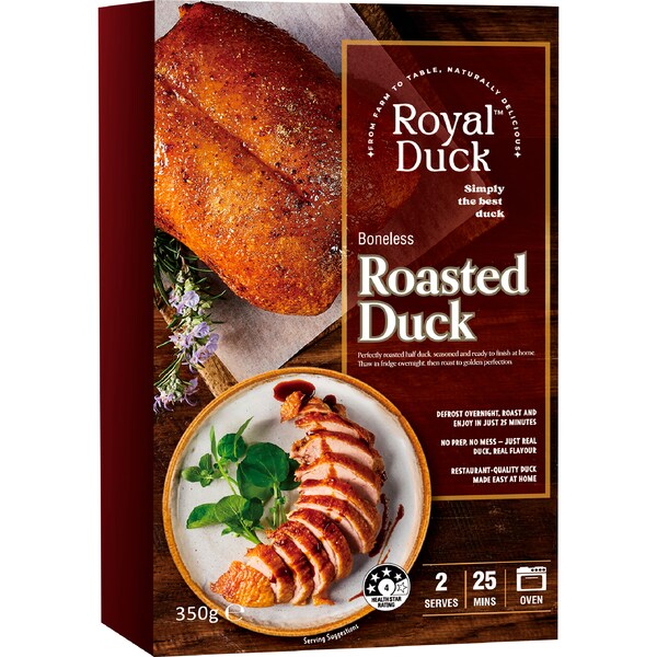 Royal Duck Boneless Roasted Half Duck 350g