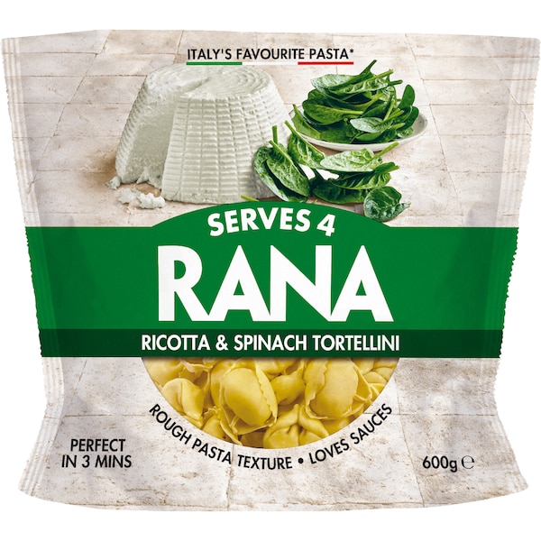 Rana Tortellini Ricotta & Spinach 600g