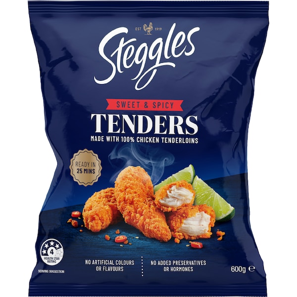 Steggles Chicken Tenders Sweet & Spicy 600g