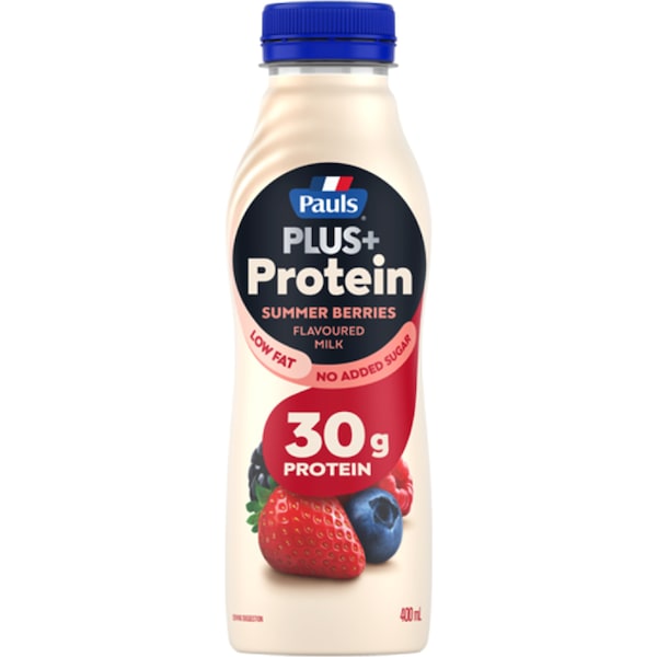 Pauls Plus+ Protein Flavoured Milk Summer Berries 400mL