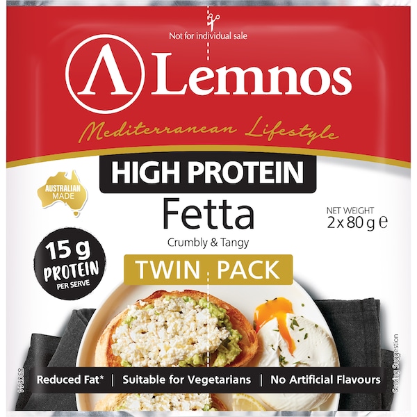 Lemnos Protein Fetta Twin 80g x 2 pack