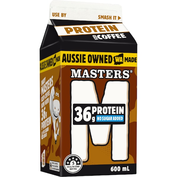 Masters Protein Milk Iced Coffee 600mL