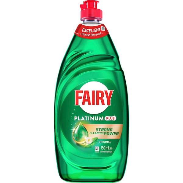 Fairy Platinum Plus Dish Liquid Original 750mL