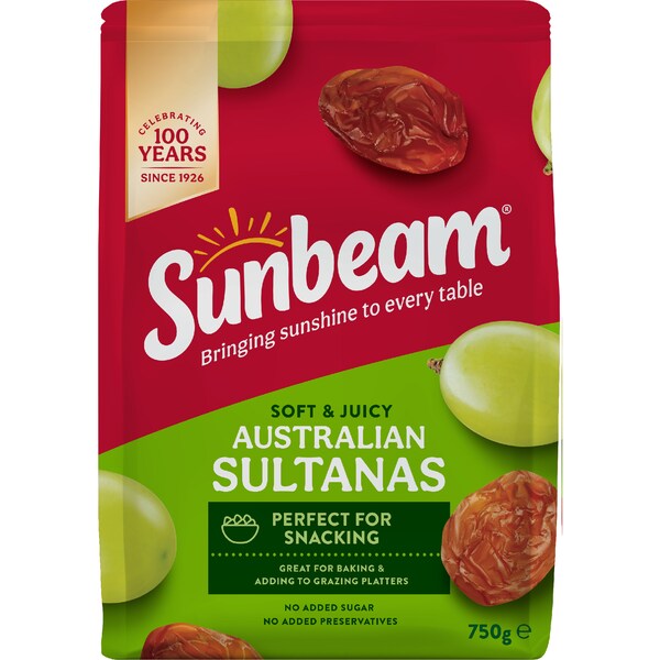 Sunbeam Australian Sultanas 750g
