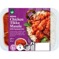 Woolworths Indian Chicken Tikka Masala With Basmati Rice
