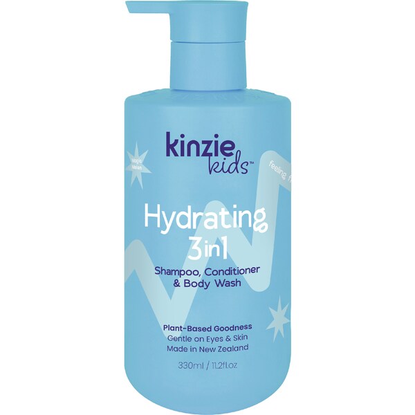 Kinzie Kids Hydrating 3 In 1 Shampoo Conditioner & Body Wash 330mL